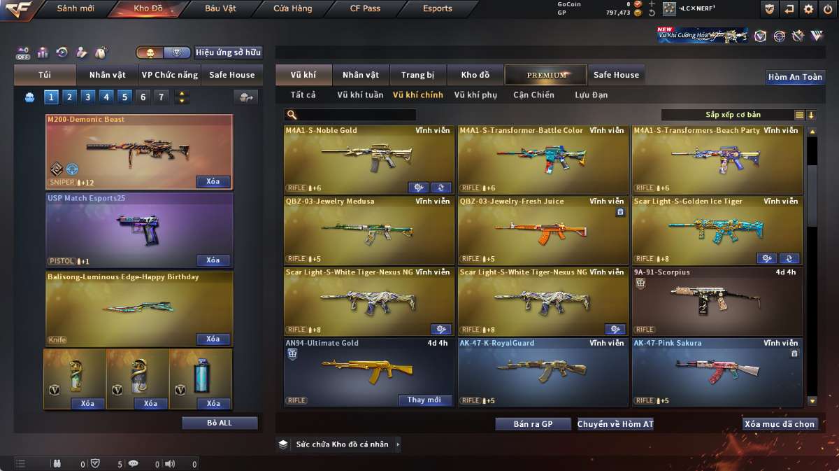 shop acc cf uy tin gia re